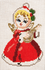 Stitching with Stacey Needlepoint Designs - Mandolin Angel